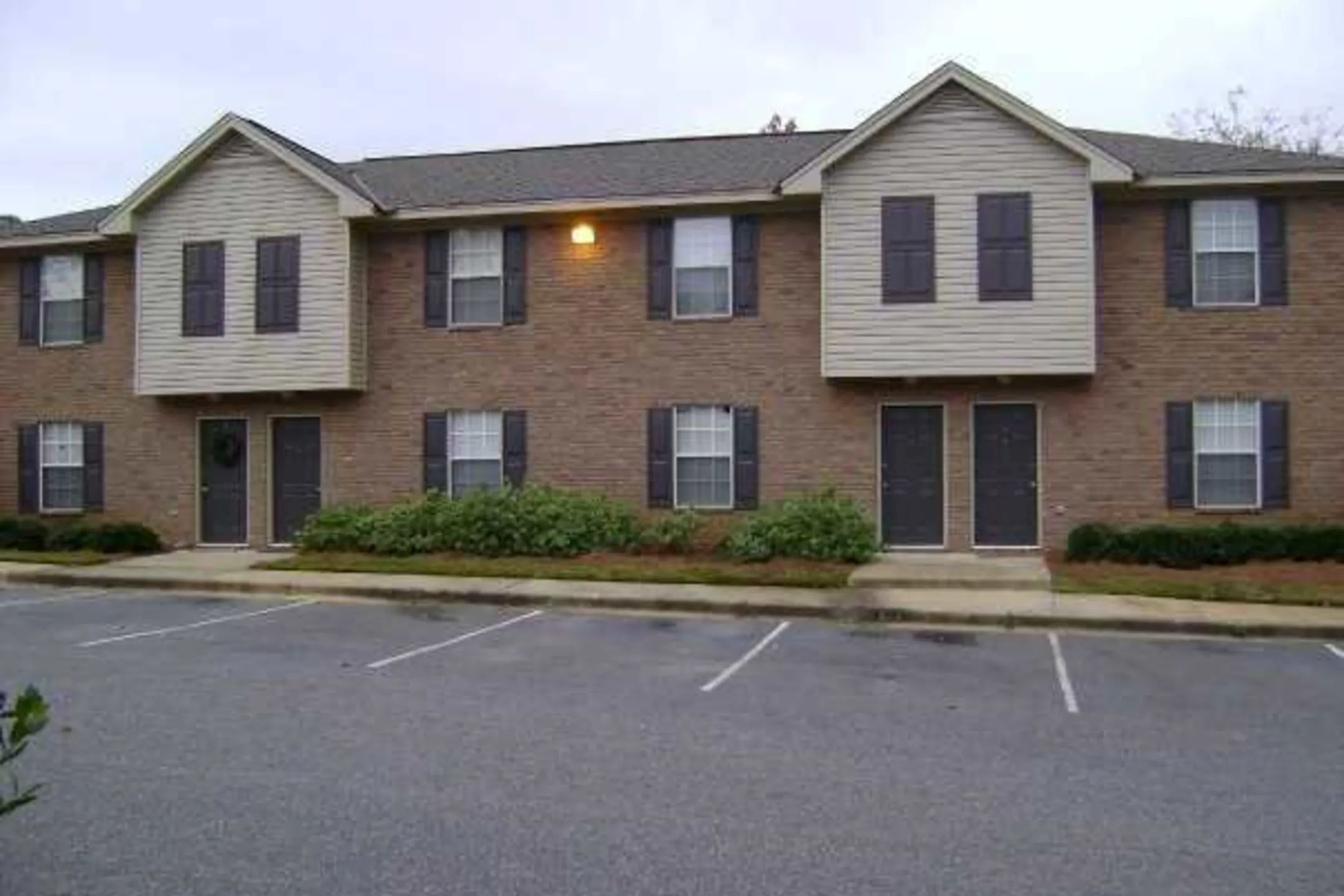 exterior view at trace townhomes